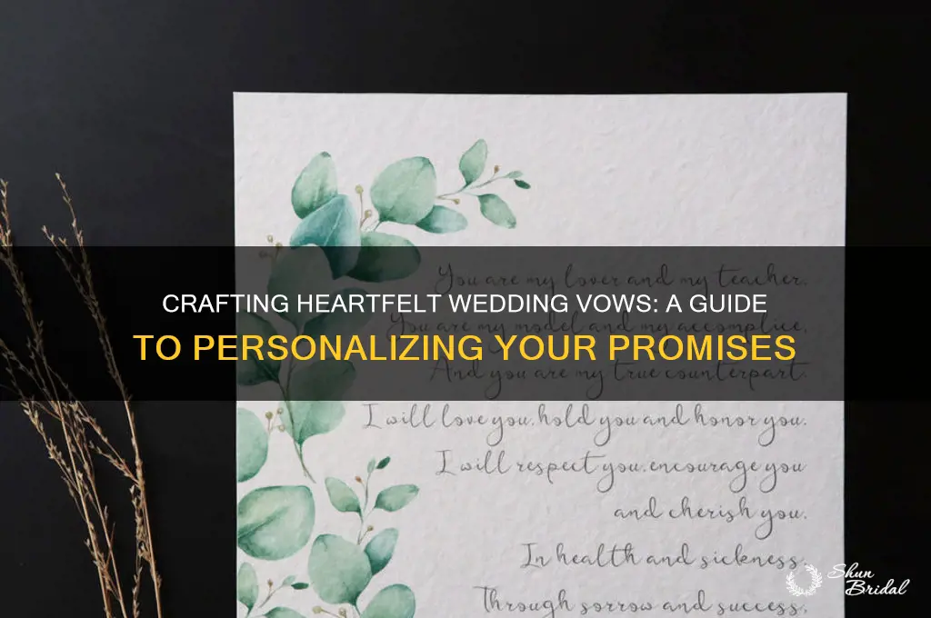 how to write my own vows to my wife