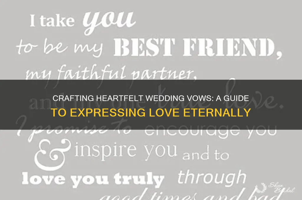 how to write my vows to my wife