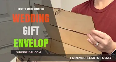 Elegant Etiquette: Writing Names on Wedding Gift Envelopes Perfectly