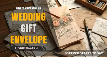 Elegant Etiquette: Writing Names on Wedding Gift Envelopes Perfectly