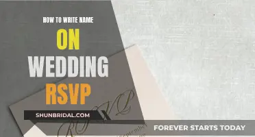 Personalizing Your Wedding RSVP: Adding Names with Style and Grace