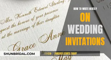 Writing Elegantly: Wedding Invitations with a Personal Touch