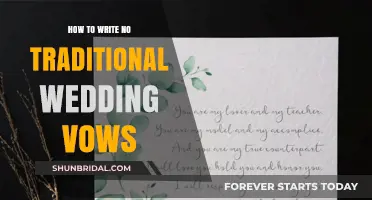 Crafting Unique, Non-Traditional Wedding Vows: A Personalized Guide
