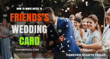 Crafting Heartfelt Wedding Card Messages for Your Friends: A Guide