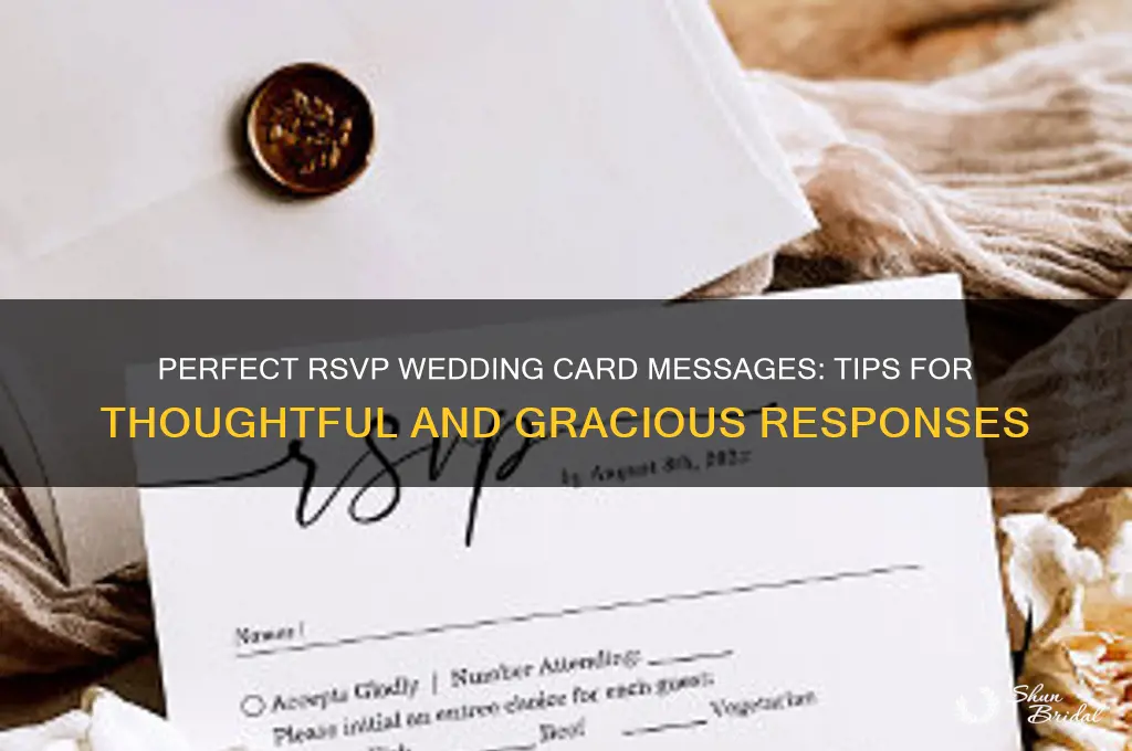 how to write on a rsvp wedding card