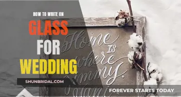 Etching Everlasting Words: Mastering the Art of Writing on Glass for Weddings