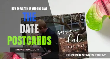 Save the Date Postcards: Crafting Your Wedding Announcement