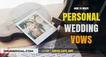 Crafting Heartfelt Personal Wedding Vows: A Step-by-Step Guide