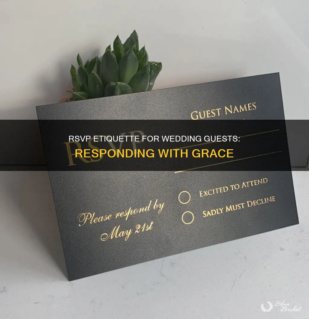 how to write rsvp acceptance wedding