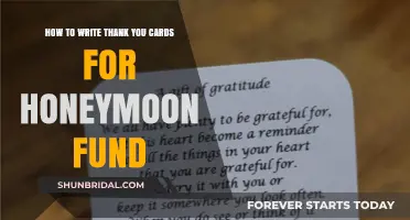 Expressing Gratitude: Crafting Thoughtful Thank You Notes for Your Honeymoon Fund