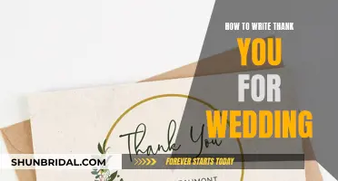 Crafting Heartfelt Wedding Thank-Yous: A Guide to Expressing Gratitude