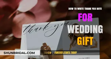Thoughtful Tips for Crafting a Heartfelt Wedding Gift Thank You Note