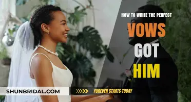 Crafting Heartfelt Vows: A Guide to Capturing His Heart Forever