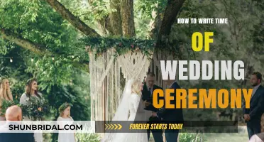 Perfectly Penning Your Wedding Ceremony Time: A Guide for Couples
