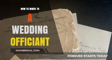 Crafting the Perfect Letter to Your Wedding Officiant: Tips and Etiquette