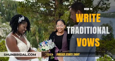Crafting Timeless Love: A Guide to Writing Traditional Wedding Vows