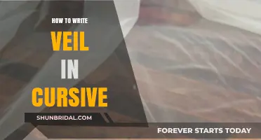 Mastering Cursive: A Step-by-Step Guide to Writing 'Veil' Elegantly