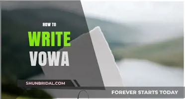 Mastering Vowas: A Step-by-Step Guide to Writing Vowas Effectively