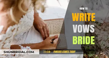 Crafting Heartfelt Wedding Vows: A Bride's Guide to Personal Promises