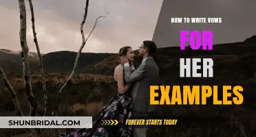 Crafting Heartfelt Wedding Vows: Romantic Examples to Inspire Her