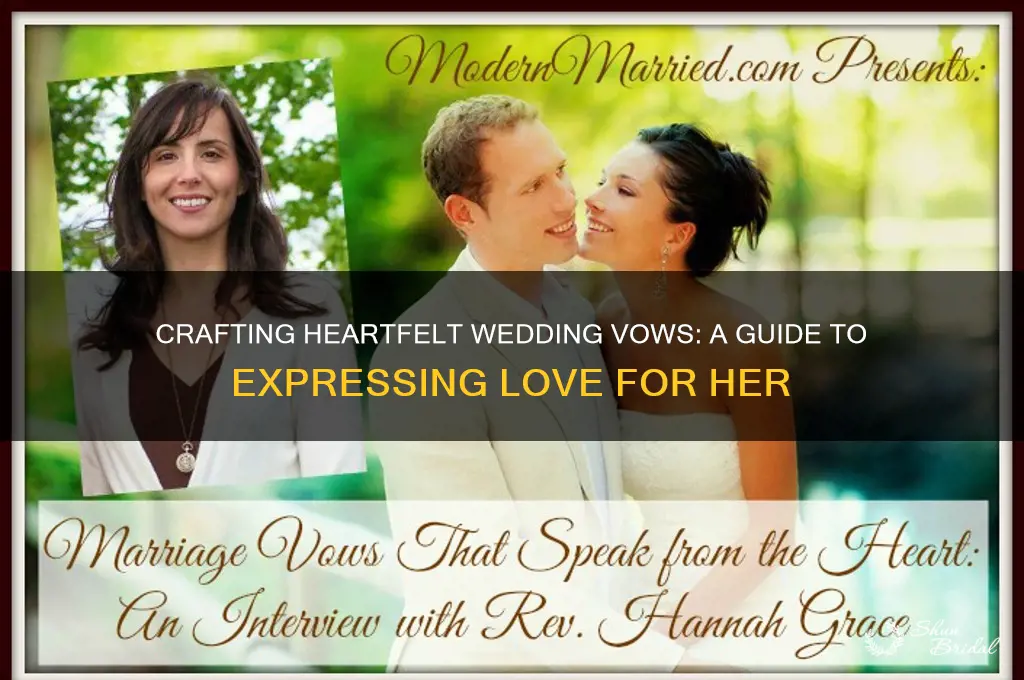 how to write vows for her