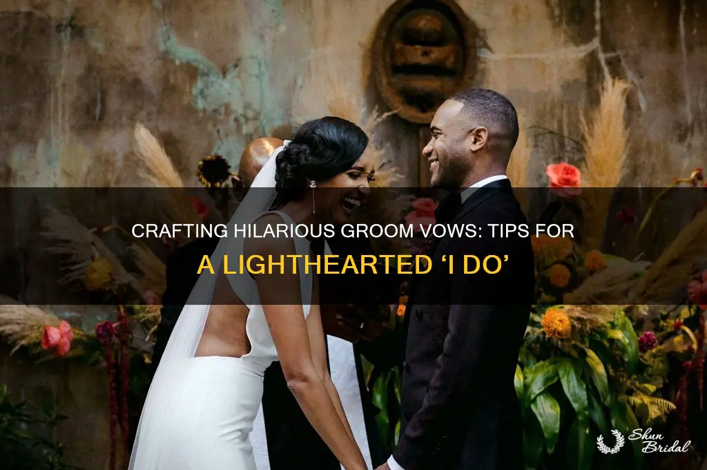 how to write vows groom funny