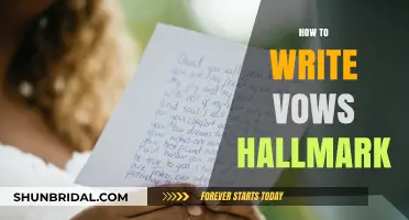 Crafting Heartfelt Hallmark-Worthy Wedding Vows: A Step-by-Step Guide