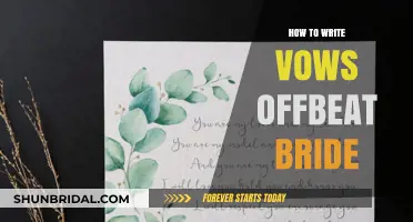 Crafting Unique Wedding Vows: A Guide for Offbeat Brides