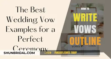Crafting Heartfelt Vows: A Step-by-Step Guide to Your Perfect Outline