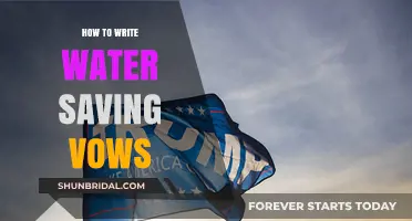 Crafting Water-Saving Vows: A Guide to Eco-Friendly Commitments