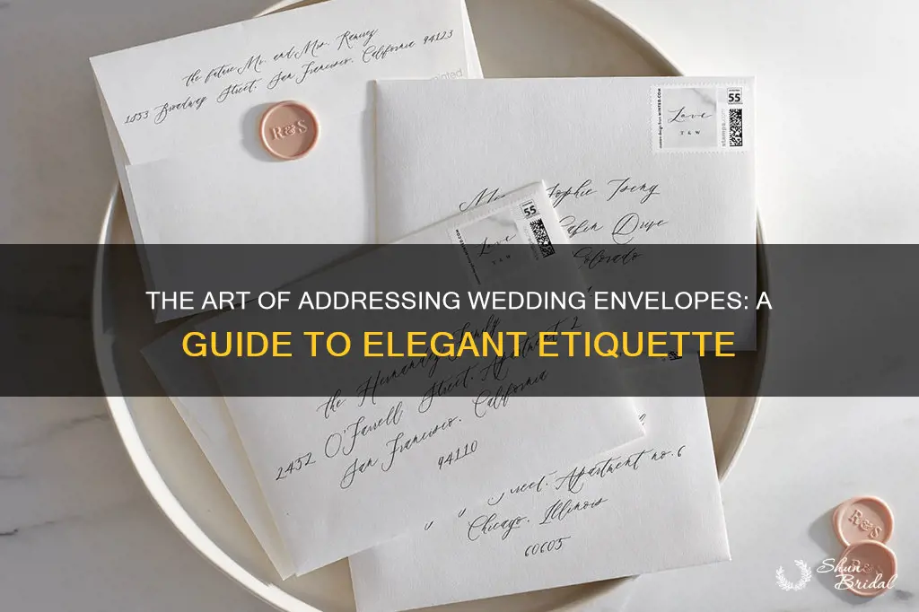 how to write wedding envelope