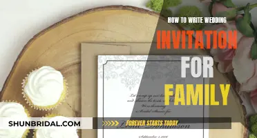 Writing Wedding Invitations: A Guide for Family Events