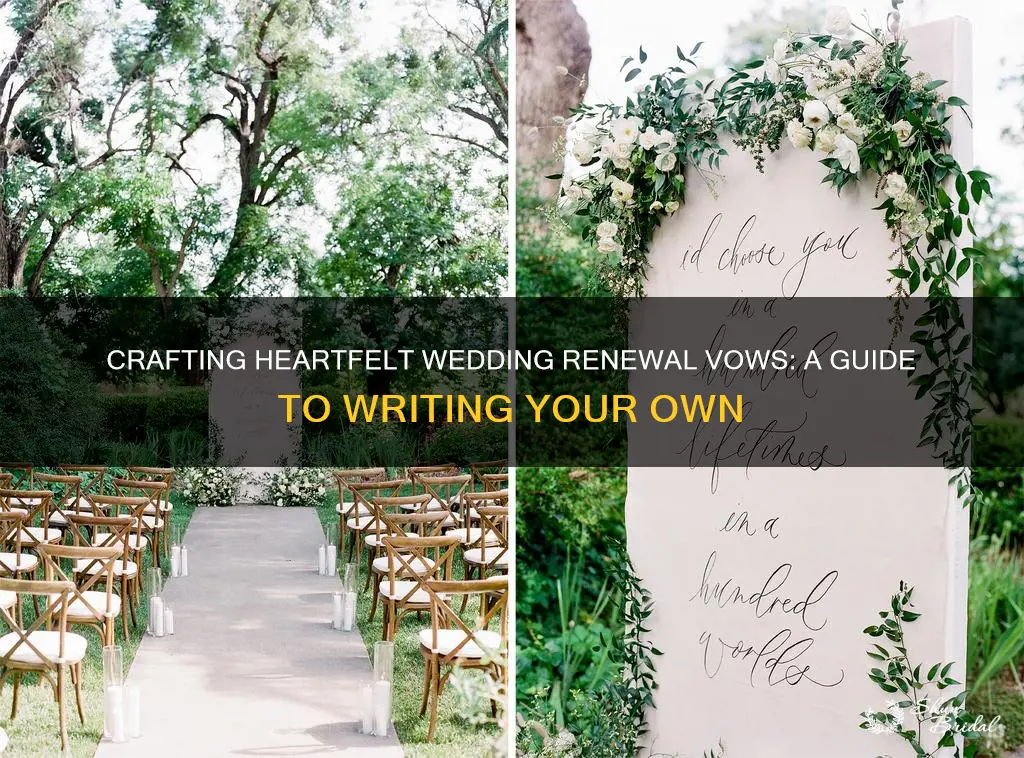 how to write wedding renewal vows