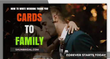 Expressing Gratitude: Crafting Heartfelt Wedding Thank You Cards for Family