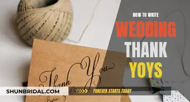 Crafting Gratitude: The Art of Writing Heartfelt Wedding Thank-Yous