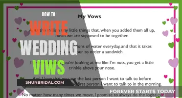 Crafting the Perfect Wedding Vows: A Guide to Writing from the Heart