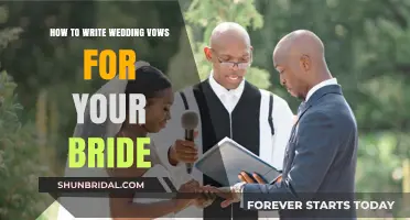 Crafting Heartfelt Wedding Vows: A Guide for Grooms to Honor Their Brides