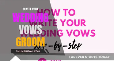 Crafting Heartfelt Wedding Vows: A Groom's Guide