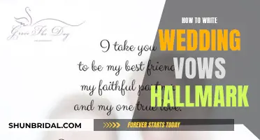 Writing Your Heart Out: Crafting Personalized Wedding Vows with Hallmark-Worthy Flair