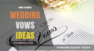 Crafting Heartfelt Wedding Vows: Creative Ideas for Your Perfect Promises