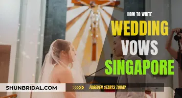 Writing Your Own Wedding Vows: A Guide for Singaporean Couples