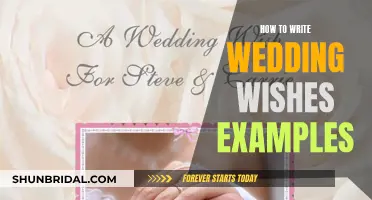 Crafting Heartfelt Wedding Wishes: A Guide with Examples