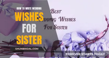 Crafting Heartfelt Wedding Wishes for Your Sister