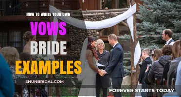 Crafting Heartfelt Vows: Bride Examples for Personalized Wedding Promises