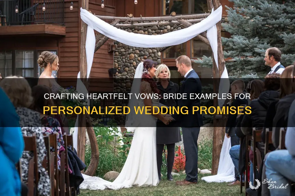 how to write your own vows bride examples