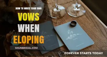 Crafting Personal Vows for Your Intimate Elopement Ceremony
