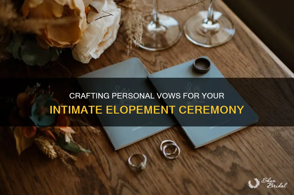 how to write your own vows when eloping
