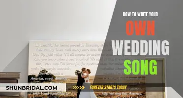 Writing a Wedding Song: Tips for a Perfect Tune
