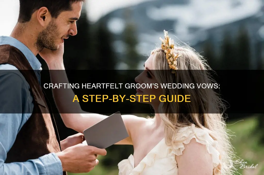 how to write your own wedding vows as a groom