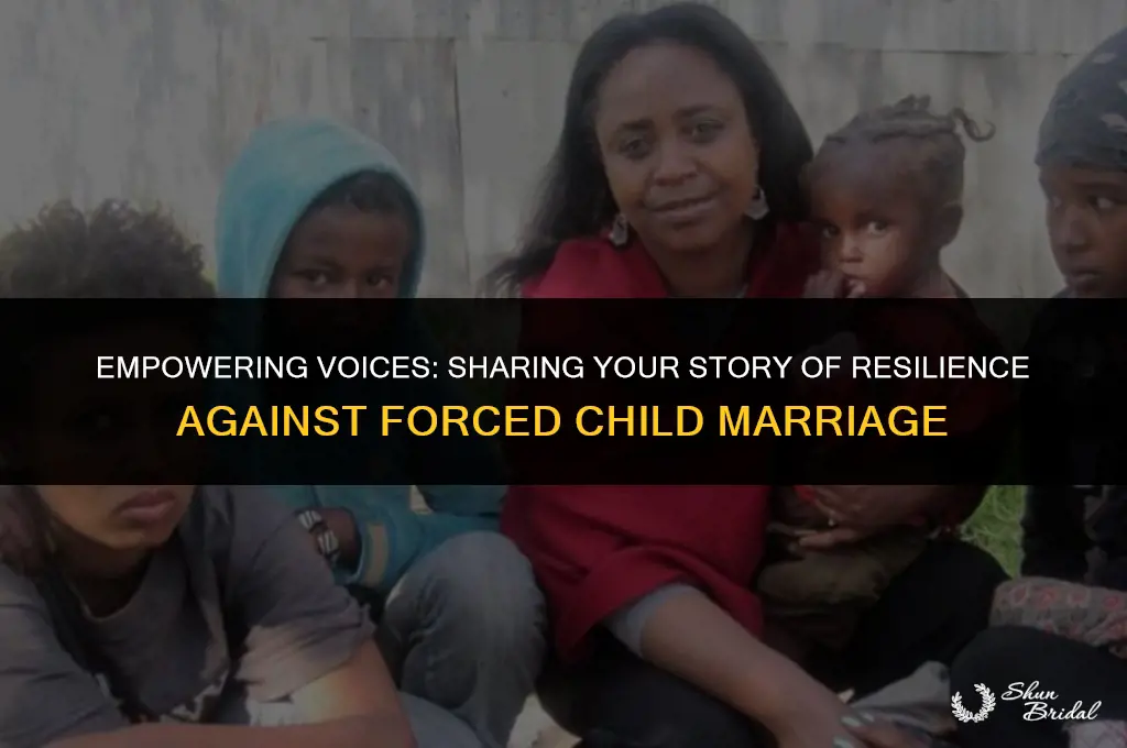 how to write your testimony for forced child bride